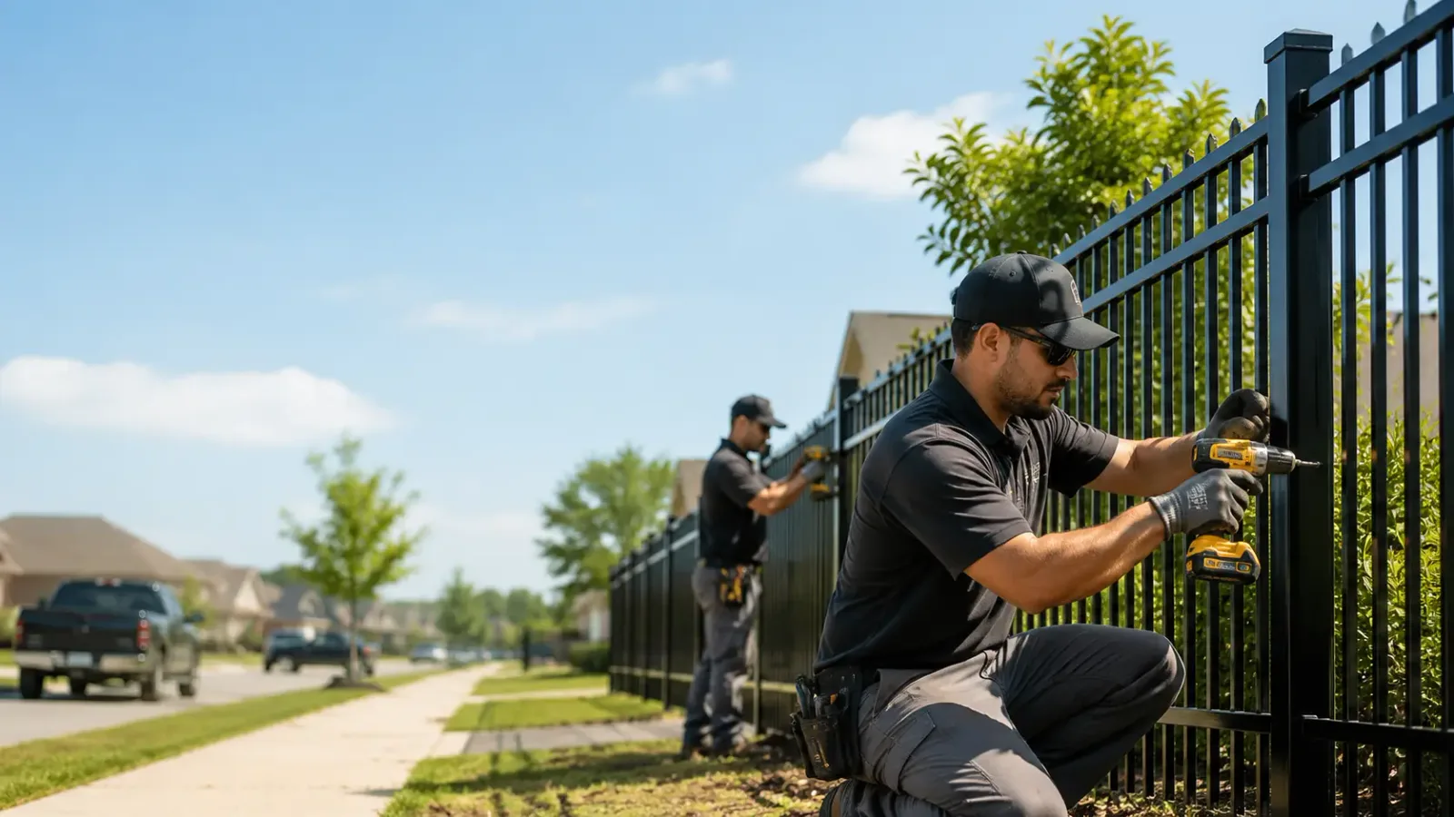 Metal Fence Installation in Harwinton, CT